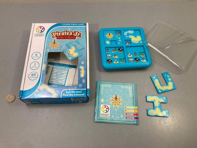 Jeu de réflexion pirates et îles, livret défis, en boîte, Smart Games, moins cher chez Petit Kiwi