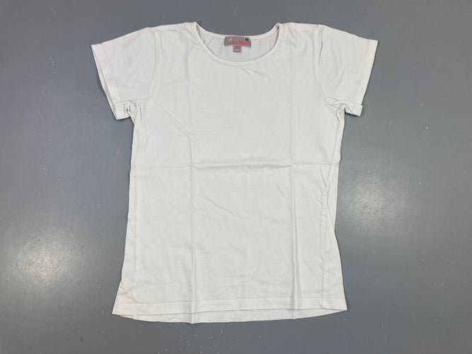 T-shirt m.c blanc, moins cher chez Petit Kiwi