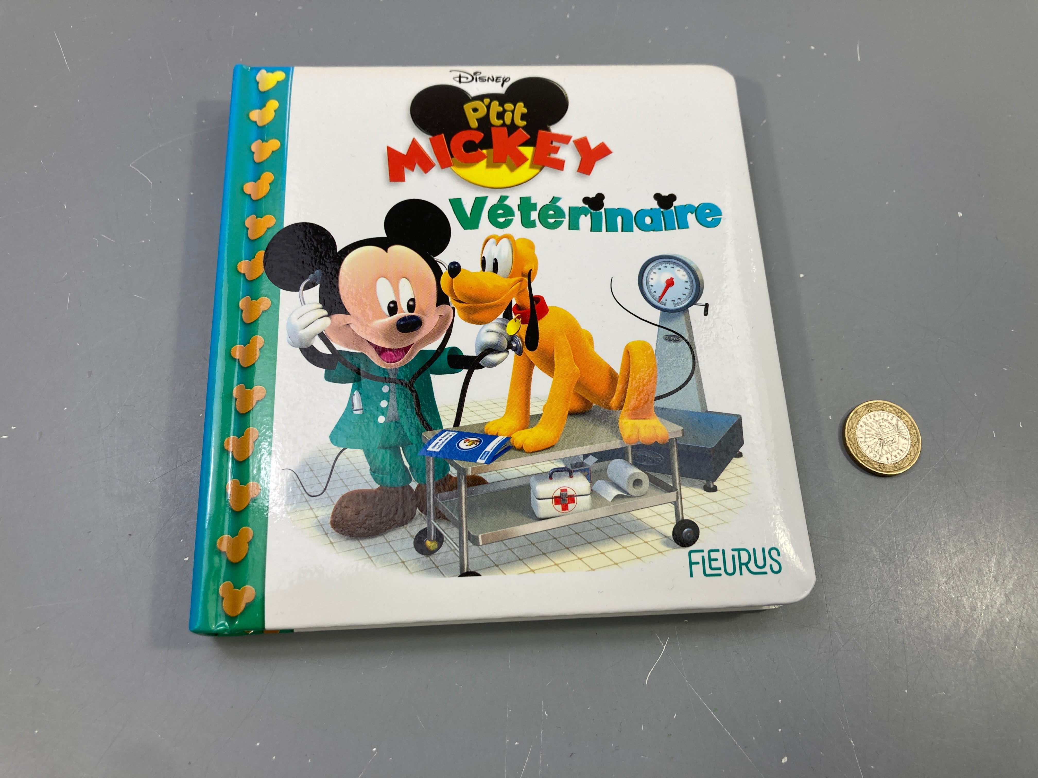 Livre carton P'tit Mickey, Vétérinaire, Fleurus