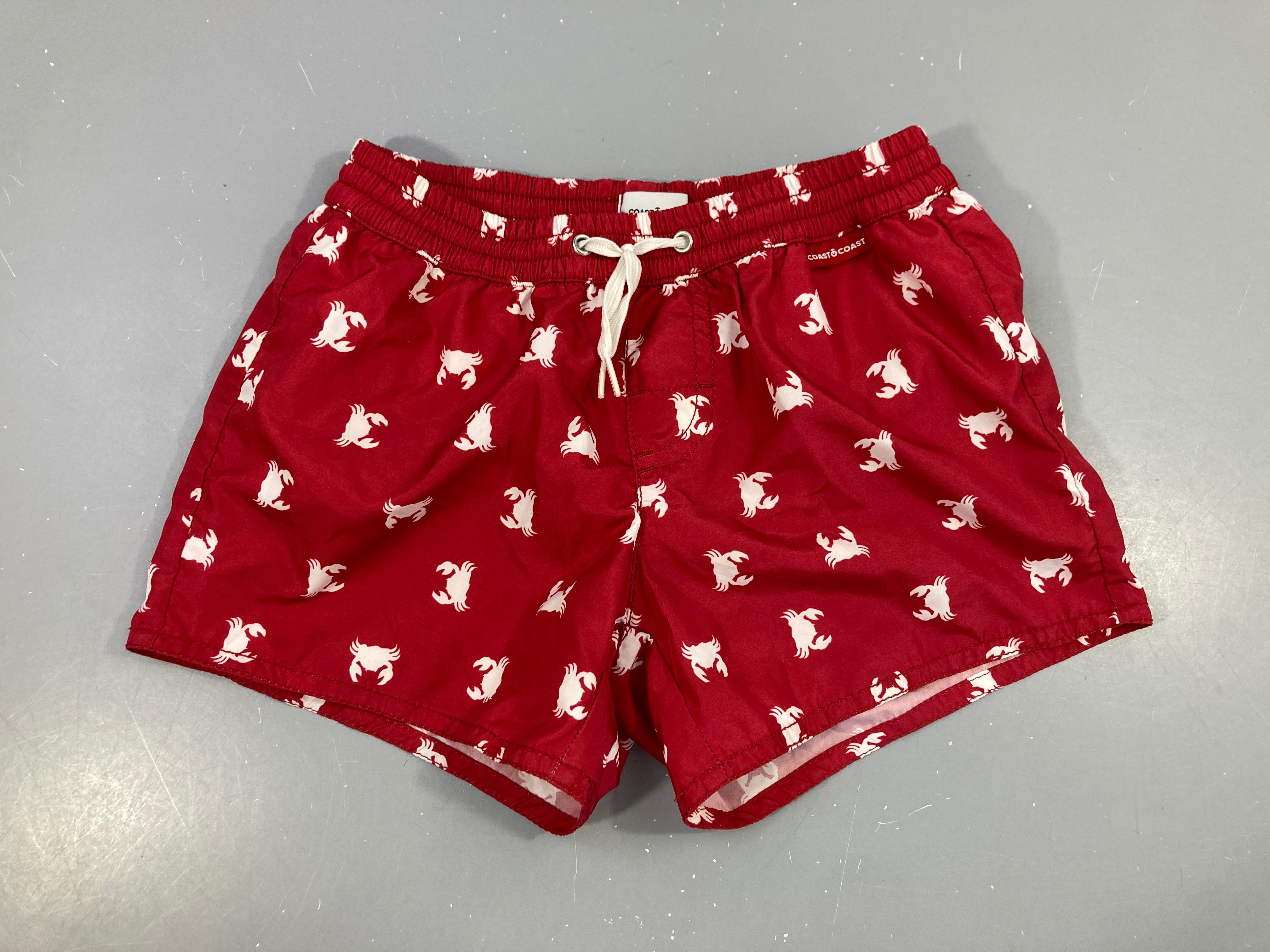 Maillot short rouge crabes, Coast Coast