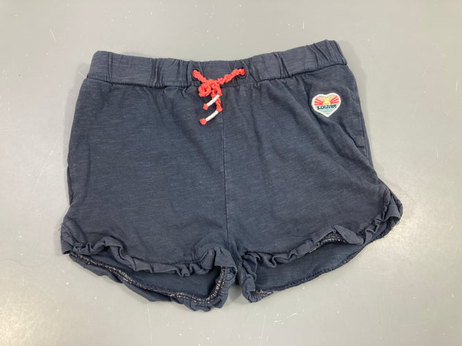 Short jersey gris foncé flammé, moins cher chez Petit Kiwi