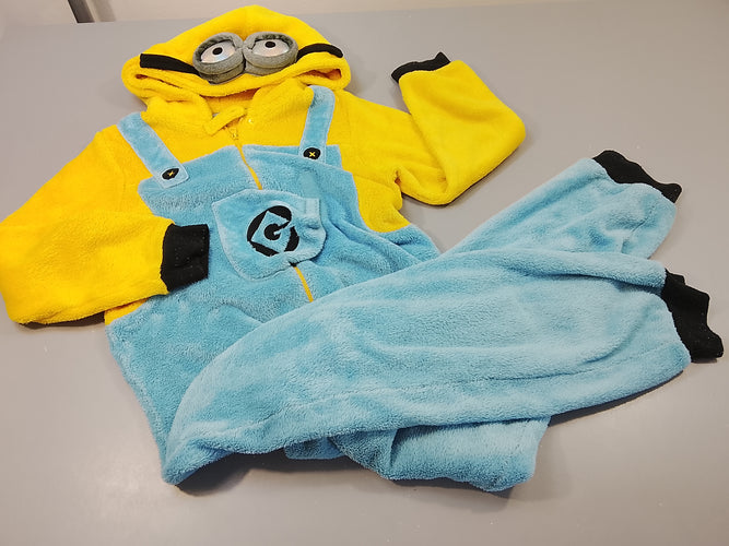 Surpyjama bleu et jaune Minion, moins cher chez Petit Kiwi