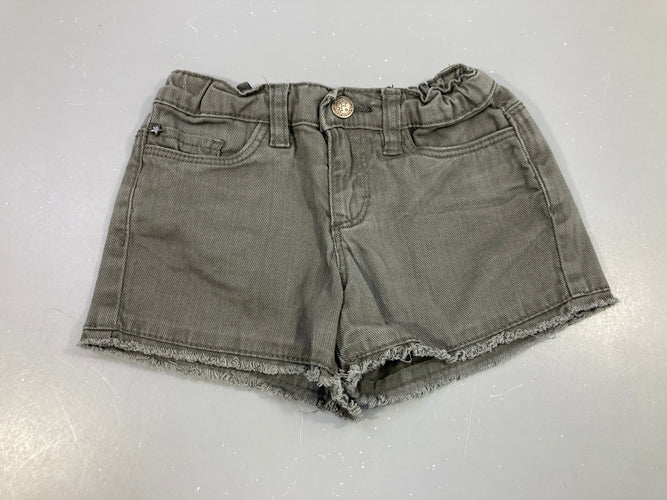 Short denim gris foncé, moins cher chez Petit Kiwi