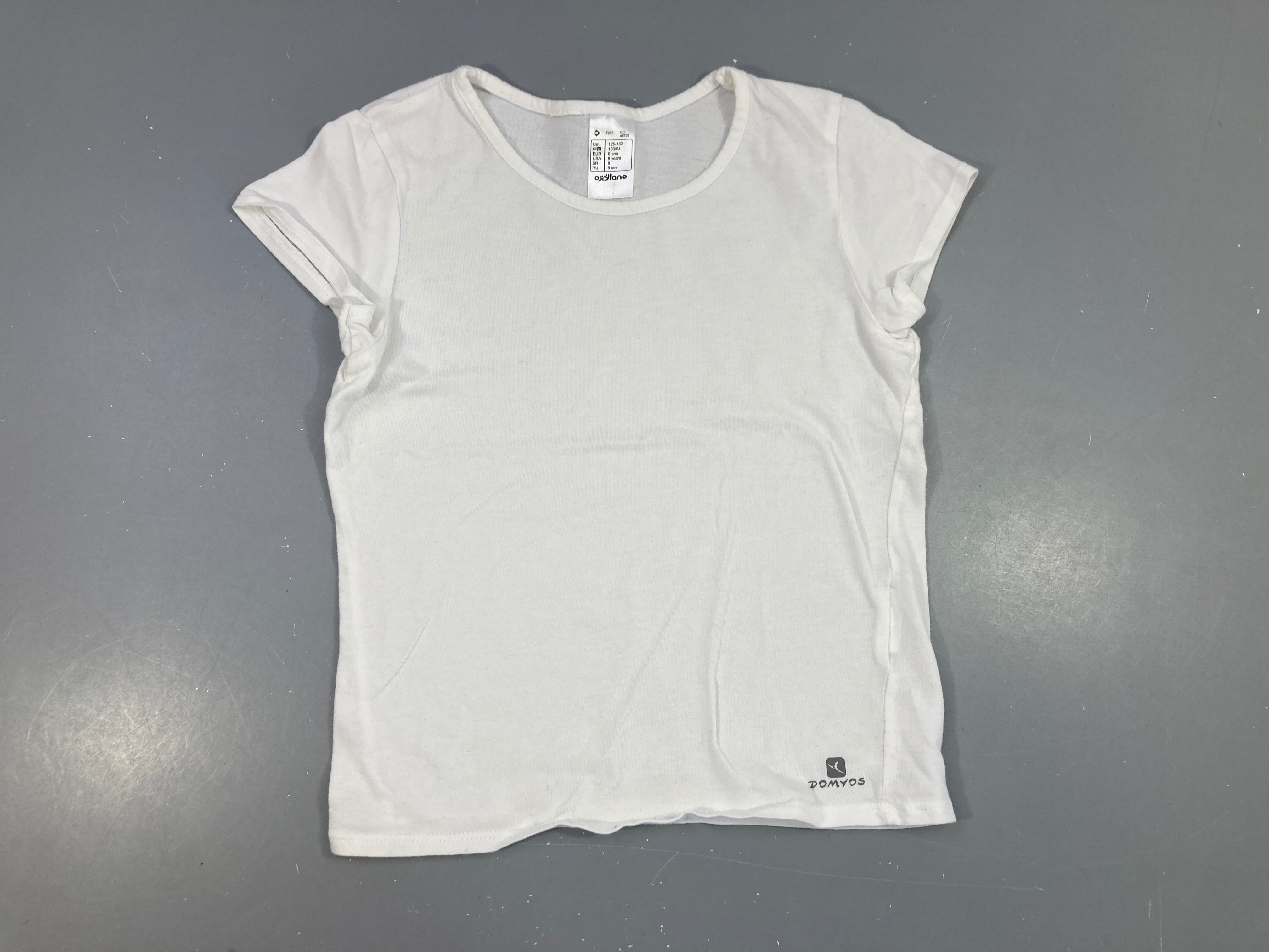 T-shirt m.c blanc, Domyos bouloché
