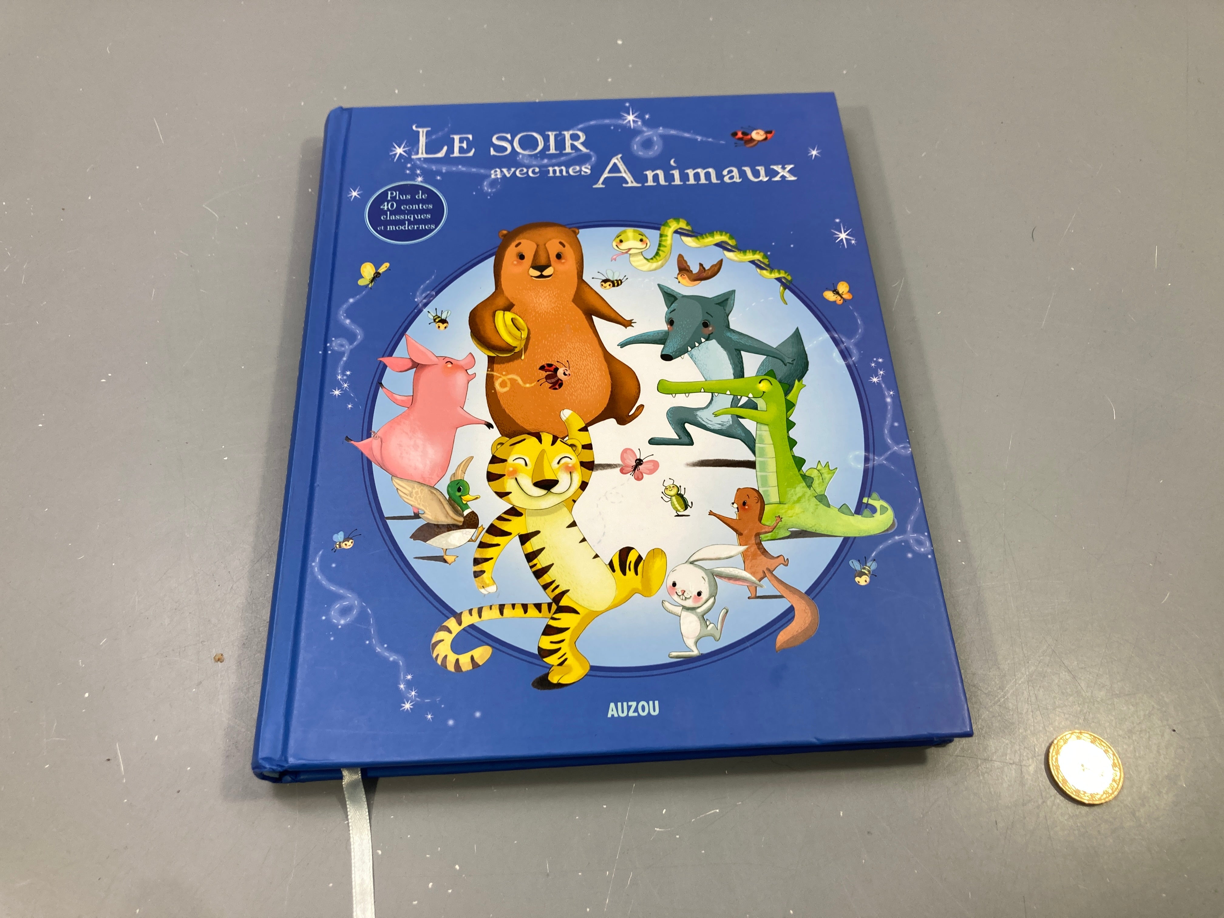 Le soir avec mes animaux, plus de 40 contes classiques et modernes, Auzou