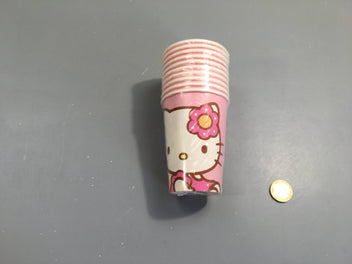 Neuf-10 gobelets carton Kitty