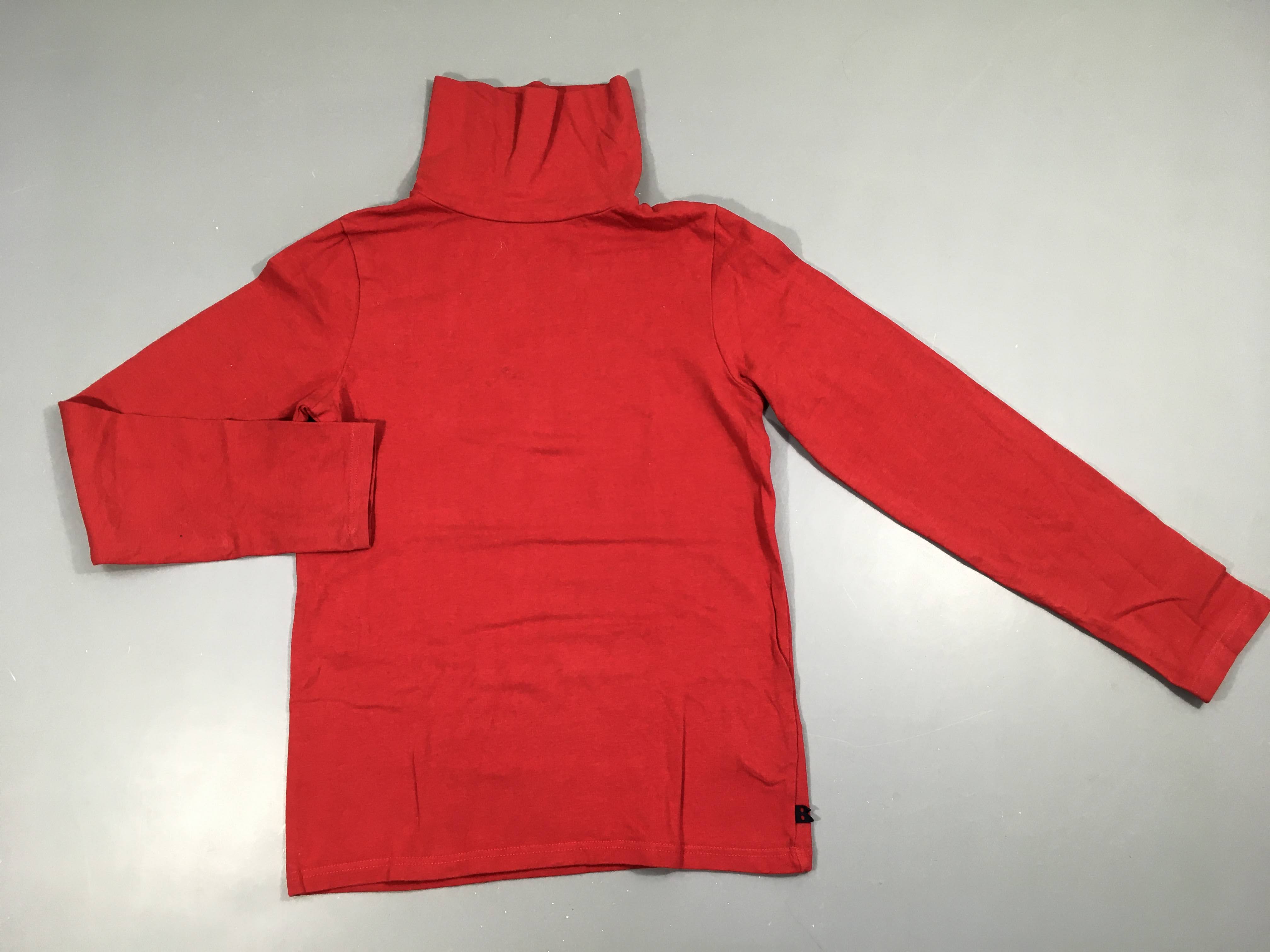 T-shirt m.l col roulé rouge