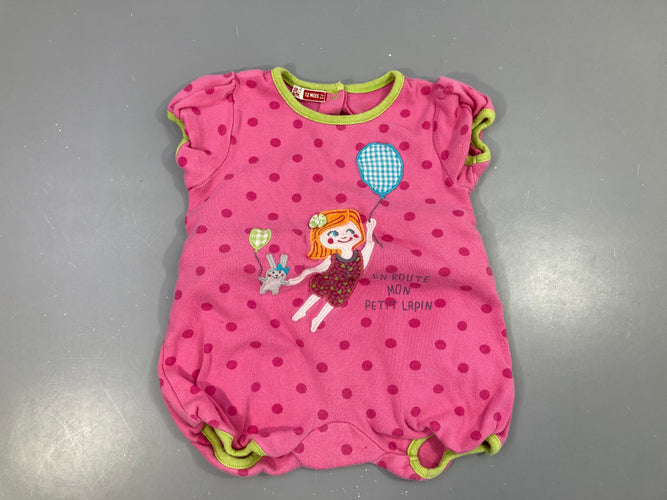 Bar.boteuse molleton rose pois bouoché fille, moins cher chez Petit Kiwi