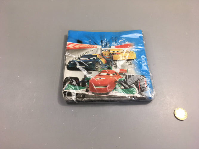 Neuf-16 Serviettes Cars, moins cher chez Petit Kiwi