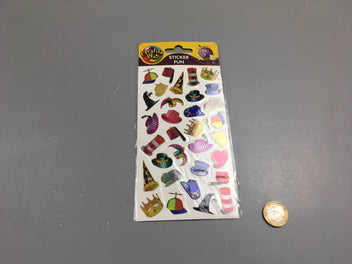 Neuf-Sticker Fun-chapaux