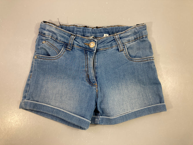 Short denim à revers, moins cher chez Petit Kiwi