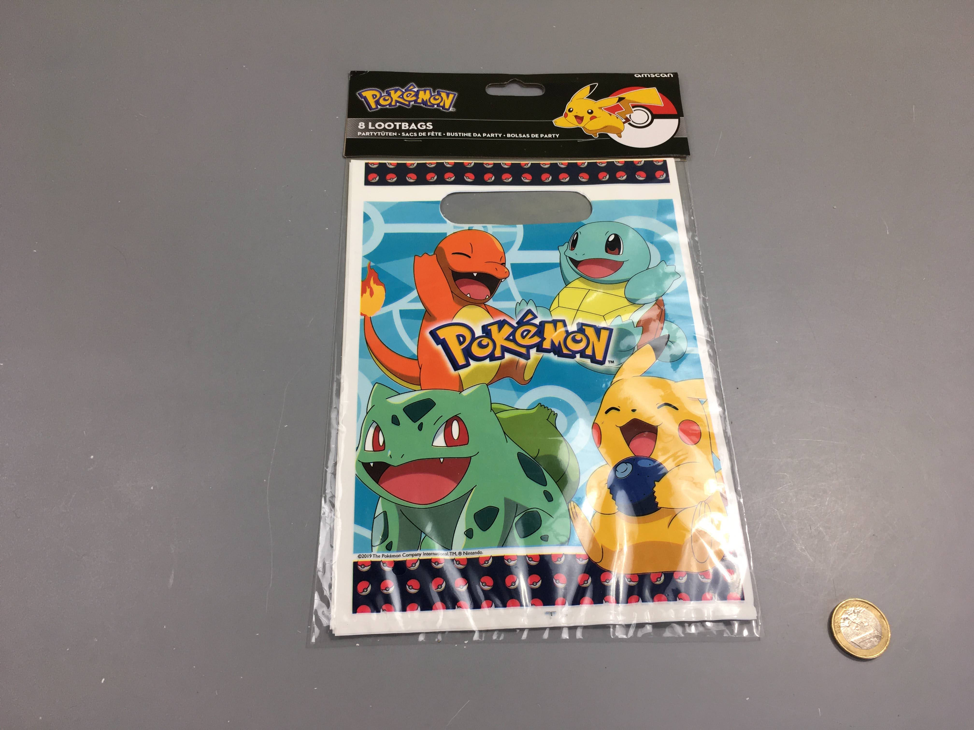 Neuf- 6 Pochettes 16-22cm Pokemon