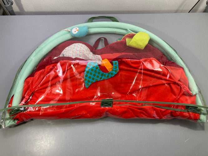 Tapis d'éveil Juliette Pomme sac de rangement transparent, moins cher chez Petit Kiwi