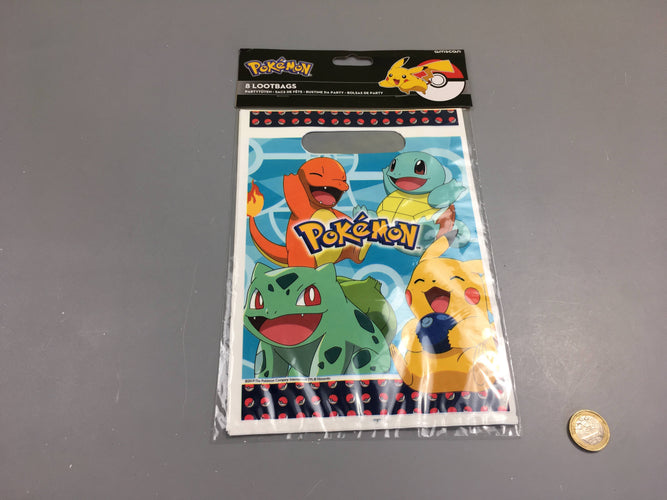 Neuf- 6 Pochettes 16-22cm Pokemon, moins cher chez Petit Kiwi