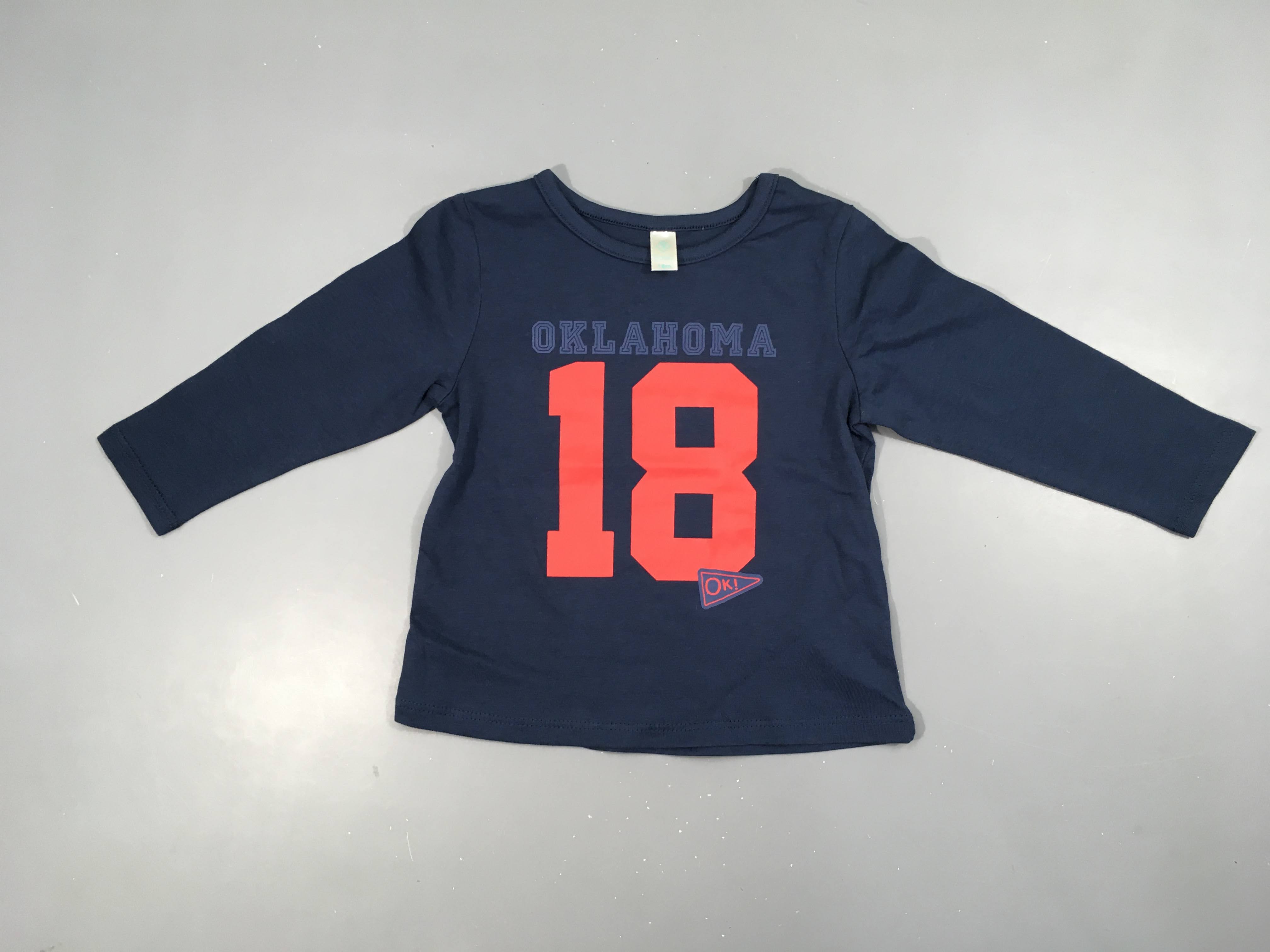 T-shirt m.l bleu foncé 18