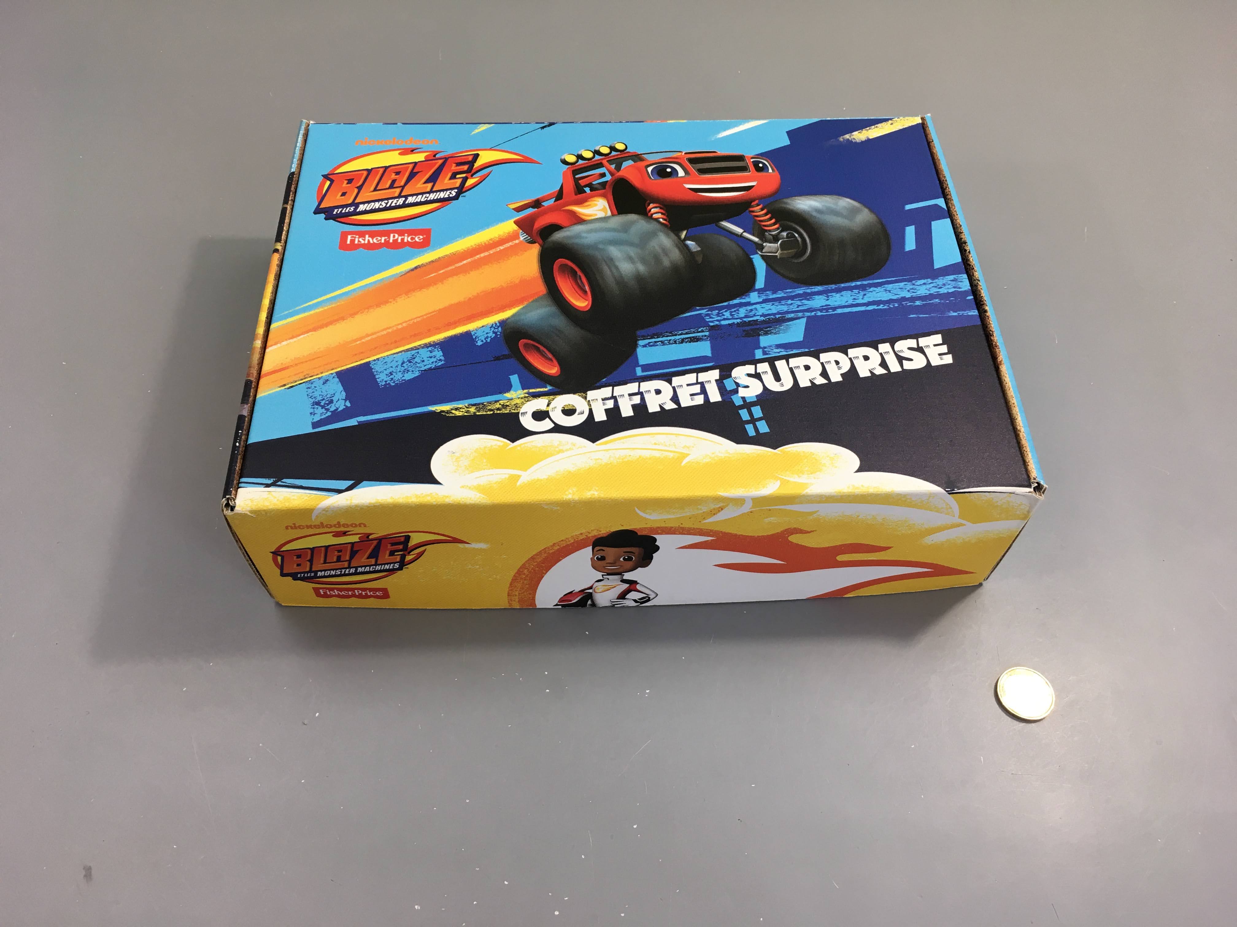 Neuf-Coffret surprise Blaze  Métal mouléet les monster machines