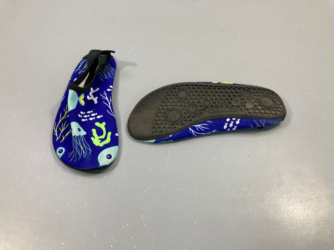 Chaussures d'eau bleu mer, 34-35, moins cher chez Petit Kiwi