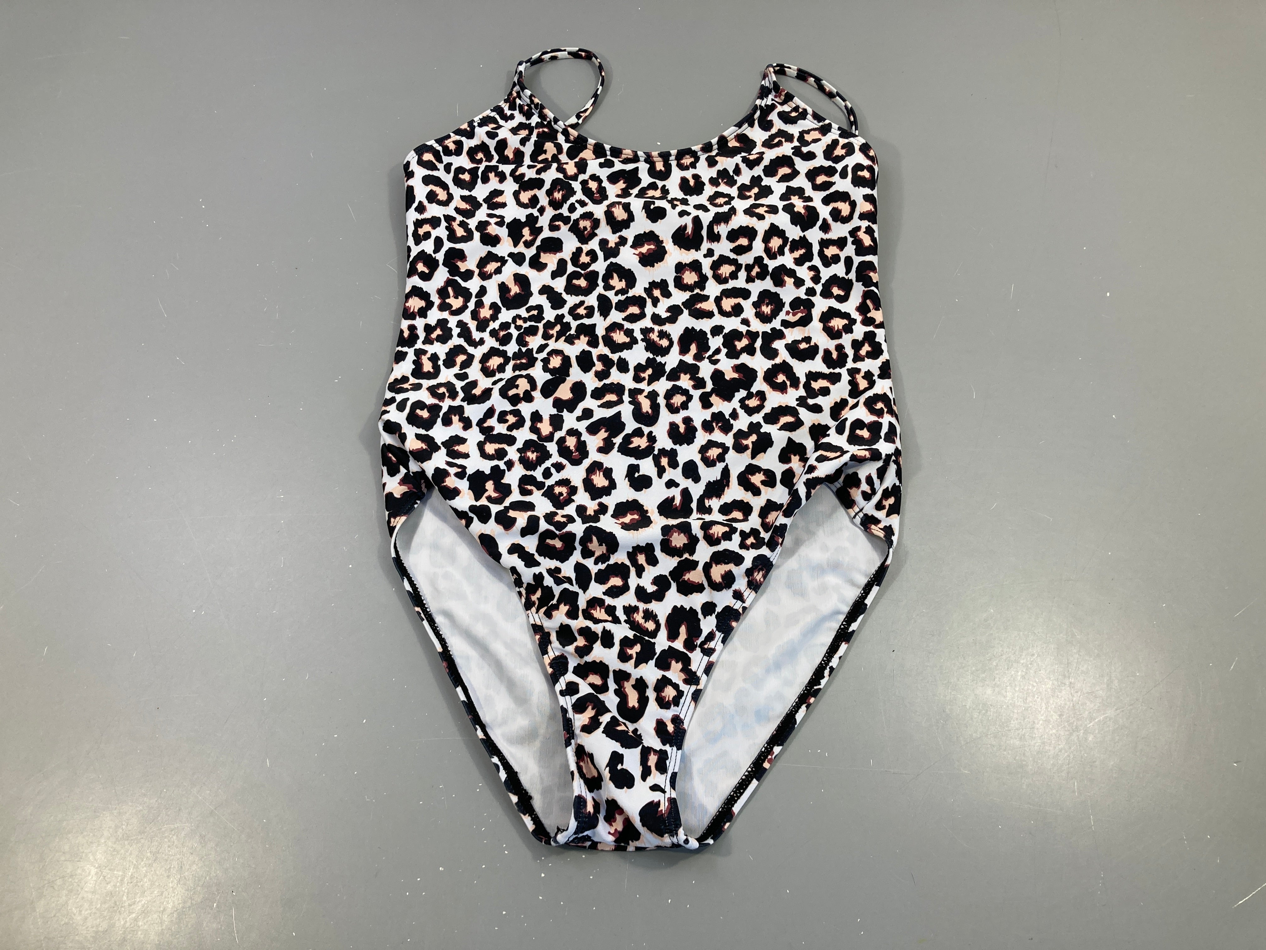 Maillot blanc léopard