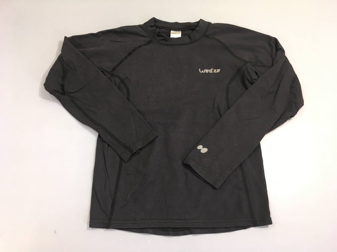 T-shirt m.l de ski noir Wed'ze, moins cher chez Petit Kiwi