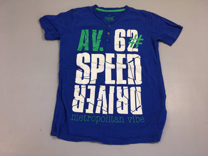 T-shirt m.c bleu NY 62, moins cher chez Petit Kiwi