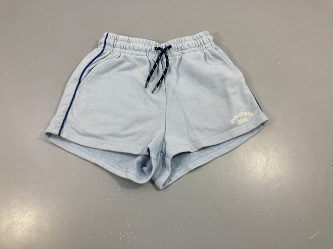 Short molleton bleu NYC, moins cher chez Petit Kiwi
