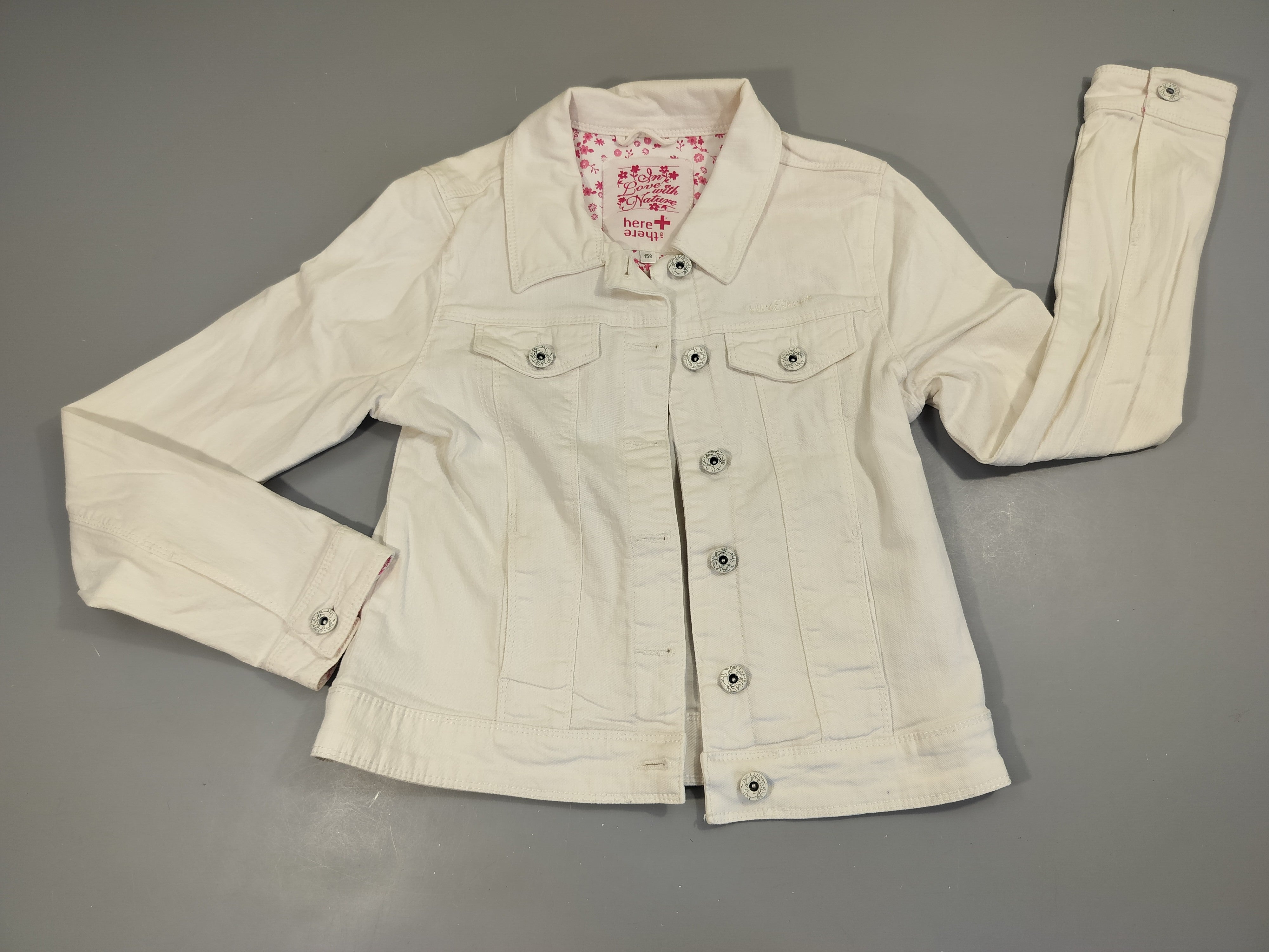 Veste denim blanche