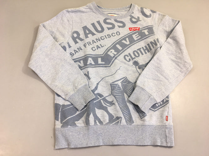 Sweat bleu clair Levi's Légèrement bouloché, moins cher chez Petit Kiwi