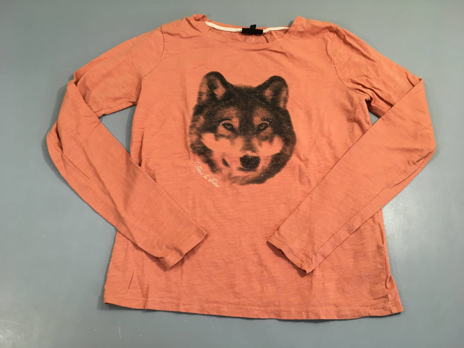 T-shirt m.l rouille clair flammé lou irisé, moins cher chez Petit Kiwi