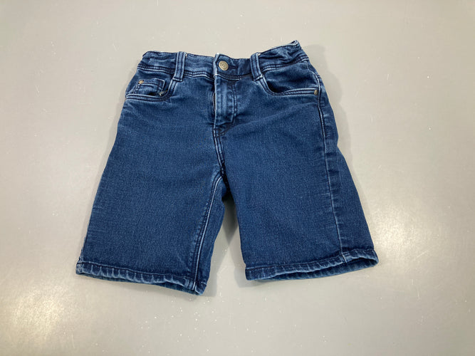 Bermuda jean foncé regular, moins cher chez Petit Kiwi