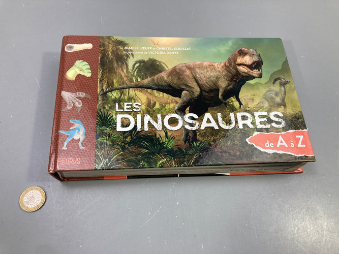 Livre Les dinosaures de A à Z, J. Le Loeuff et C. Souillat, Fleurus, moins cher chez Petit Kiwi