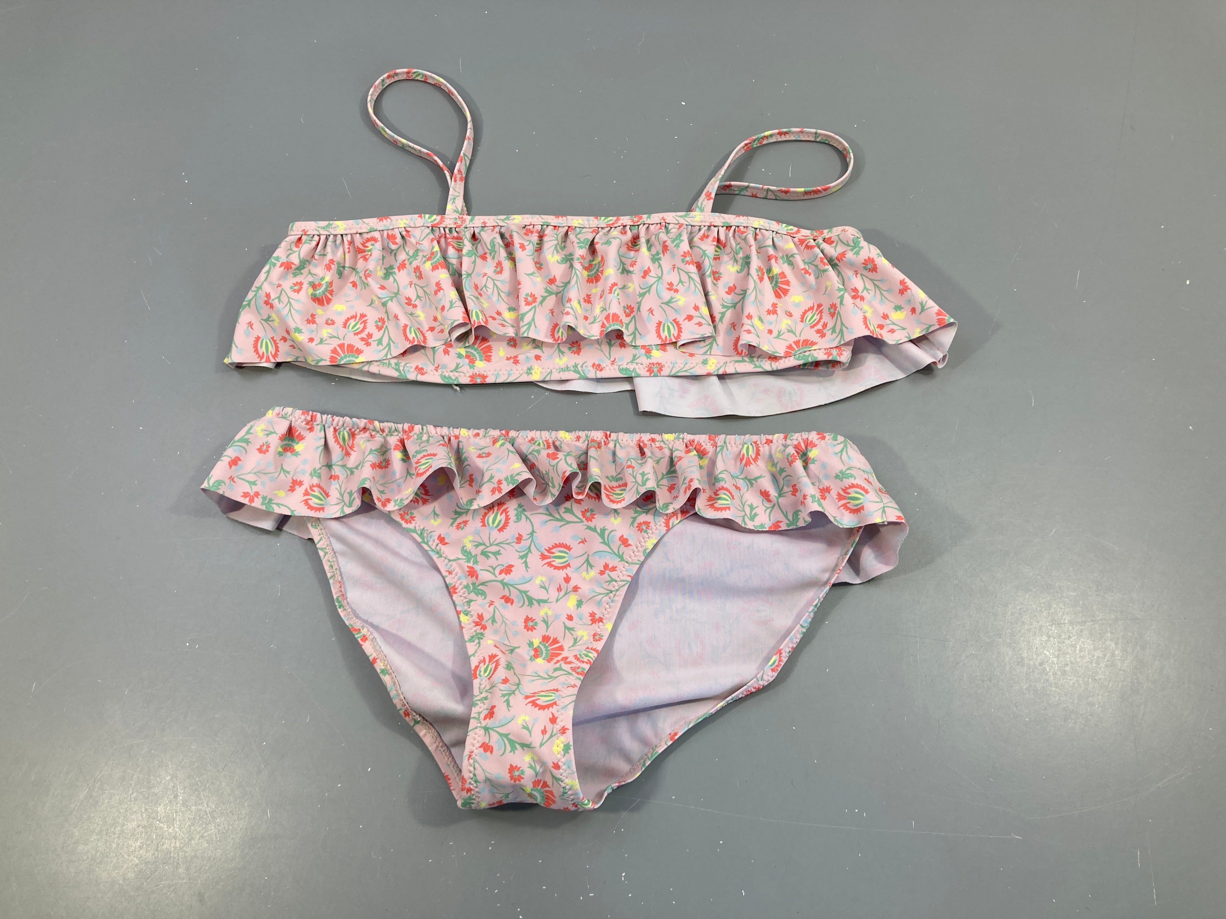 Bikini rose fleurs