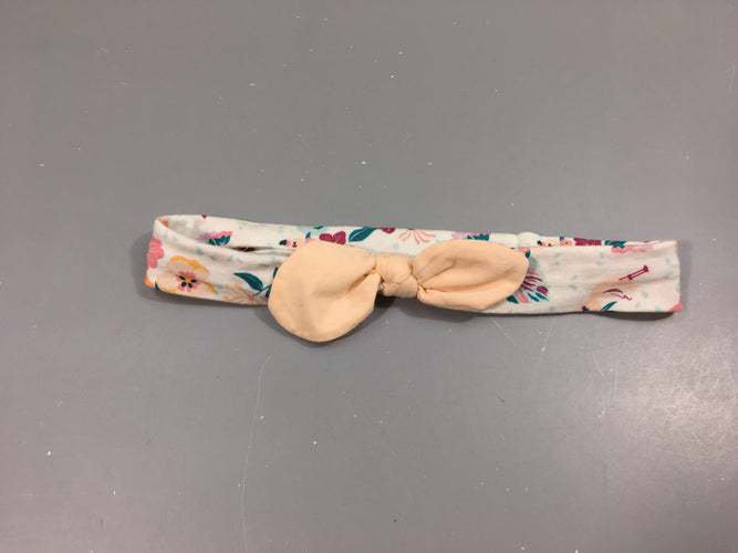 Bandeau blanc fleurs, moins cher chez Petit Kiwi