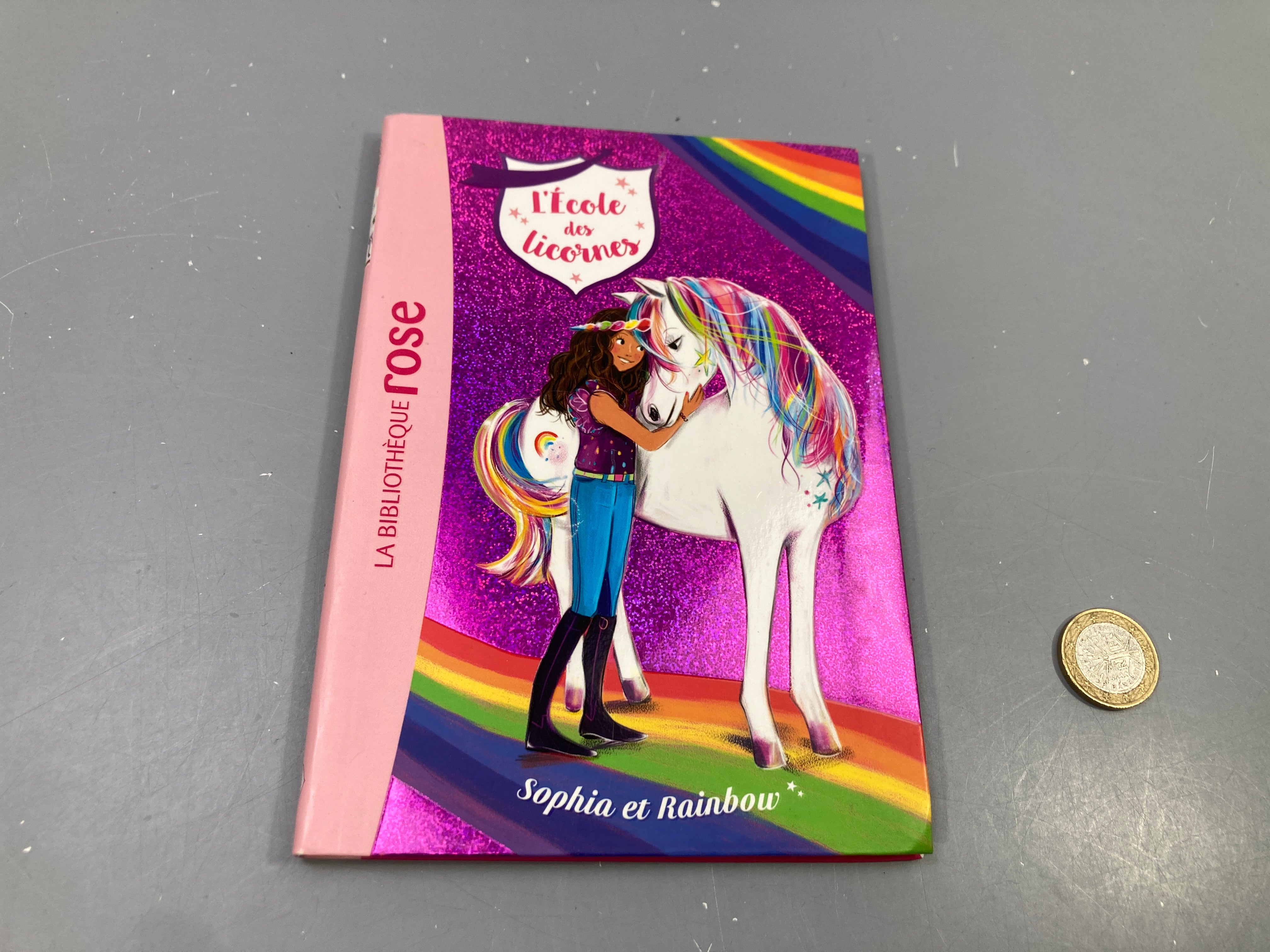 Livre L'École des licornes, Sophia et Rainbow, Bibliothèque rose