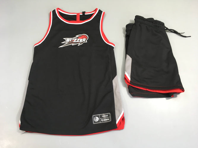 Ensemble de basket noir/rouge buzzer, moins cher chez Petit Kiwi