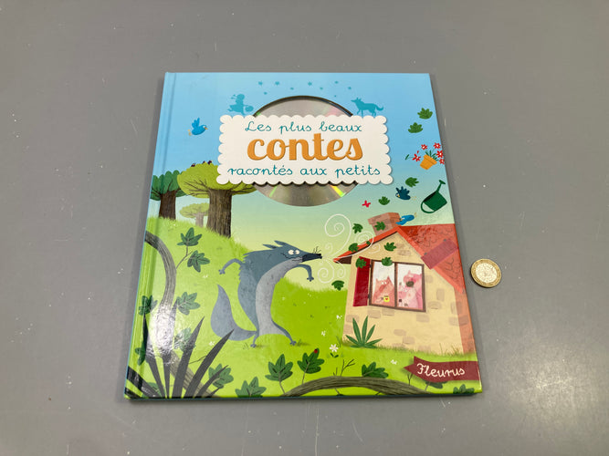 Livre CD Les plus beaux contes racontés aux petits, Fleurus, moins cher chez Petit Kiwi