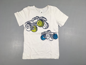 T-shirt m.c blanc Monster Truck-Bouloché