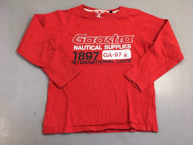 T-shirt m.l rouge Gaastra, moins cher chez Petit Kiwi