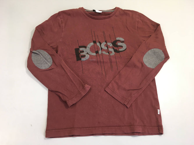 T-shirt m.l bordeaux boss, moins cher chez Petit Kiwi