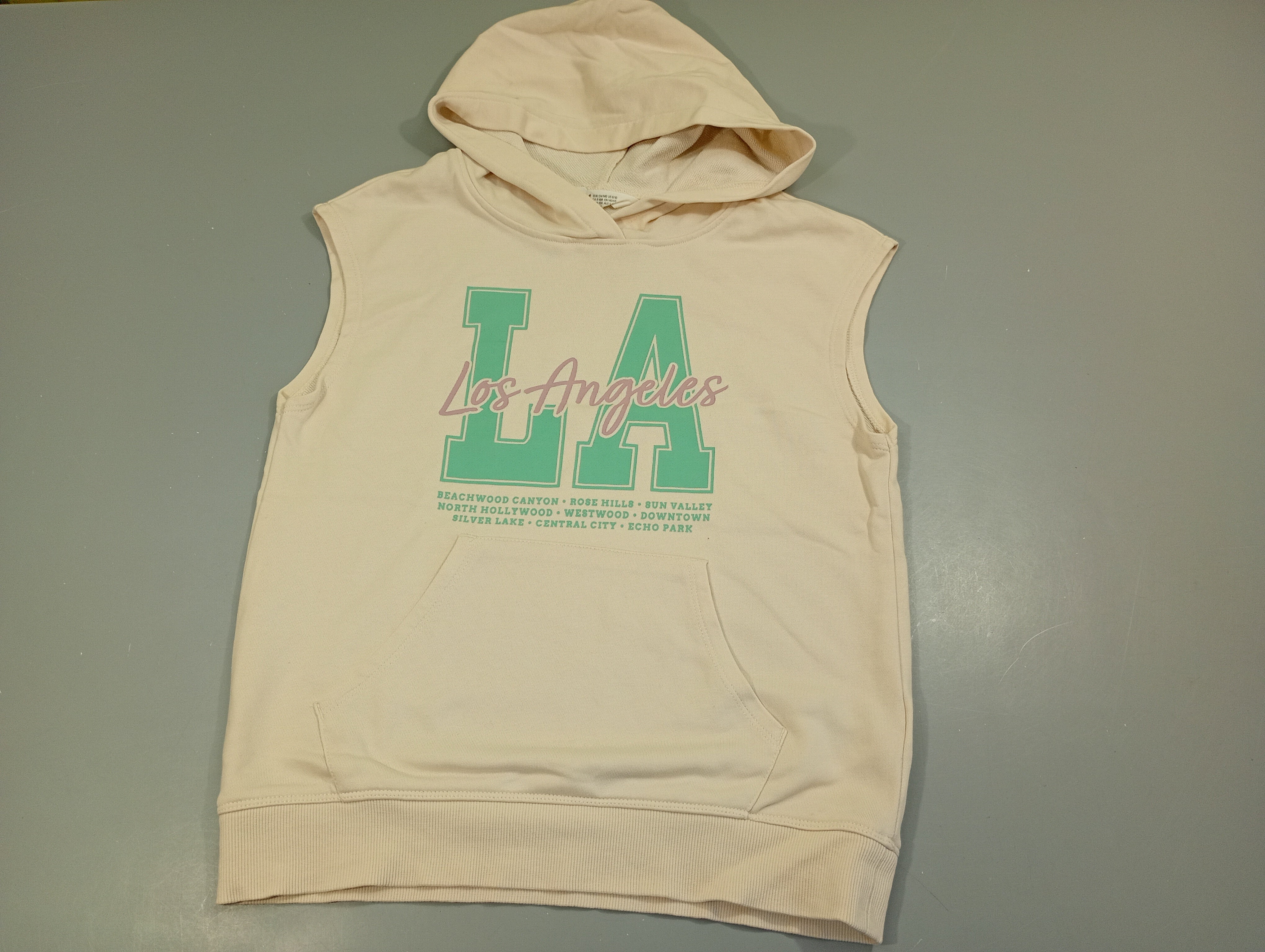 Sweat à capuche écru  