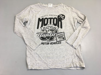 T-shirt m.l gris flammé motor