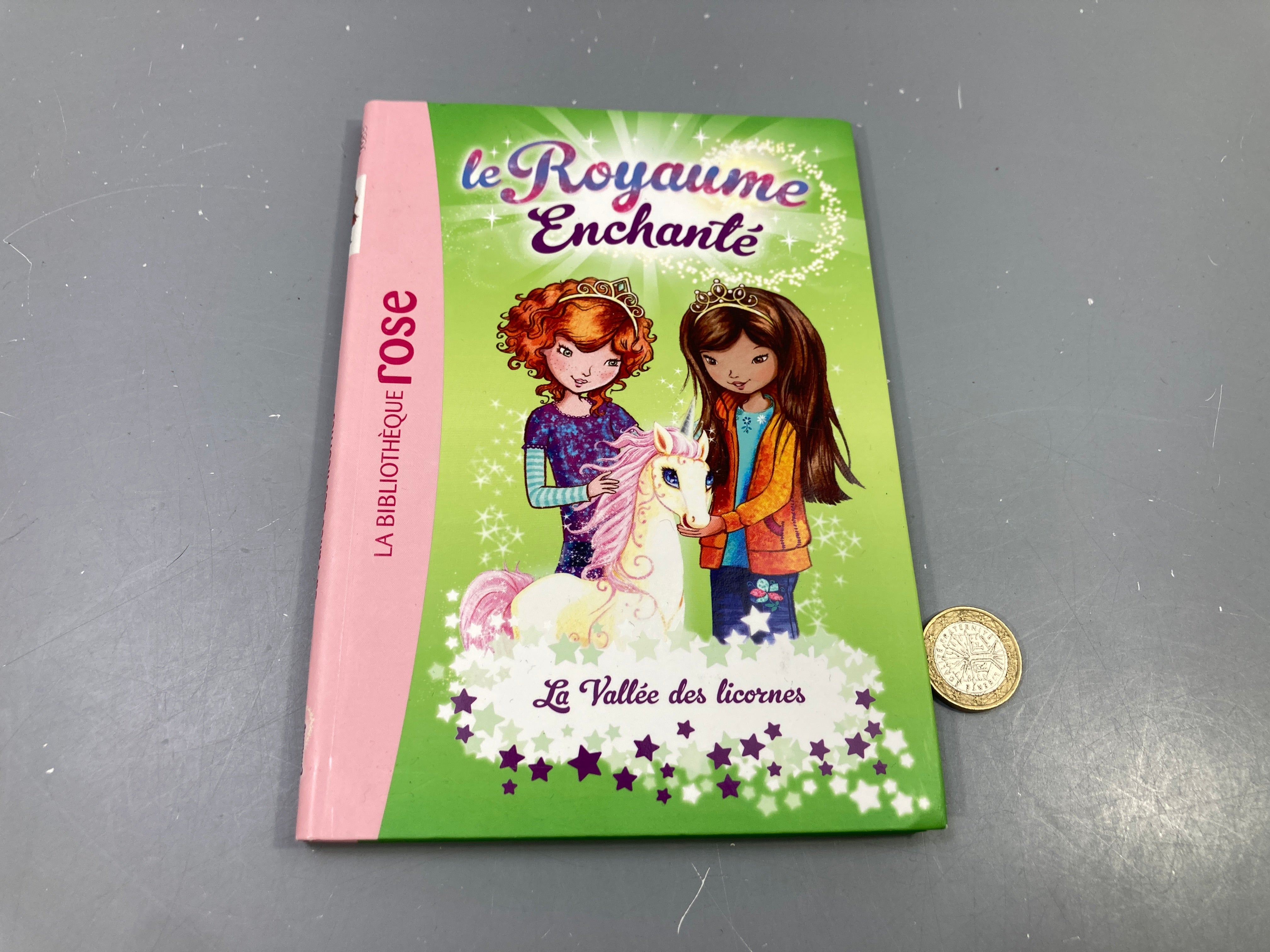 Livre Le Royaume Enchanté, La Vallée des licornes, Bibliothèque rose