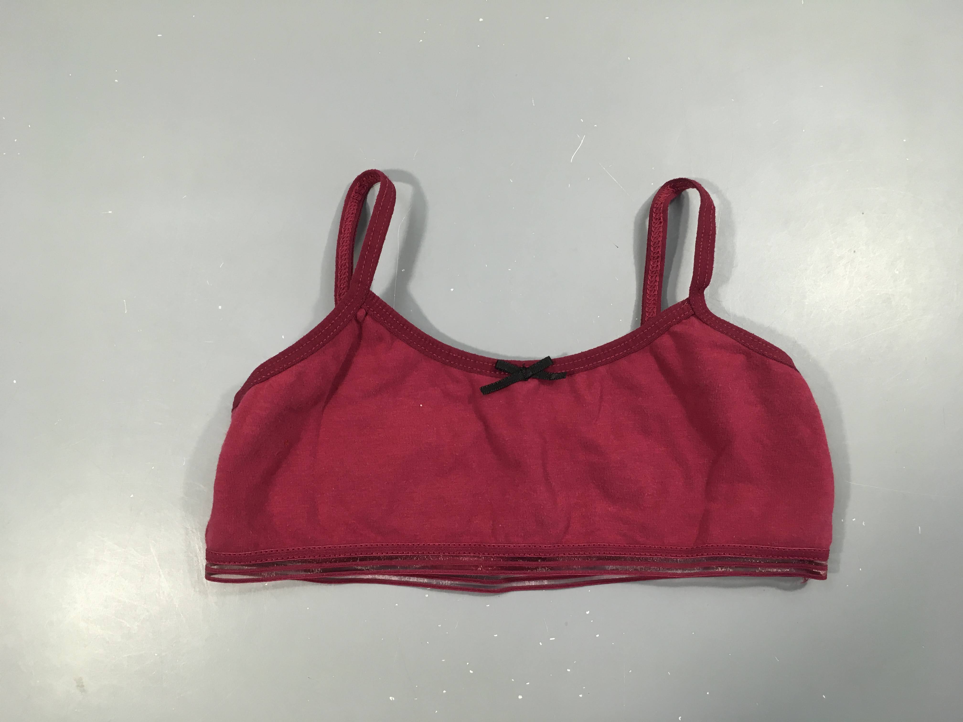 Brassière aubergine