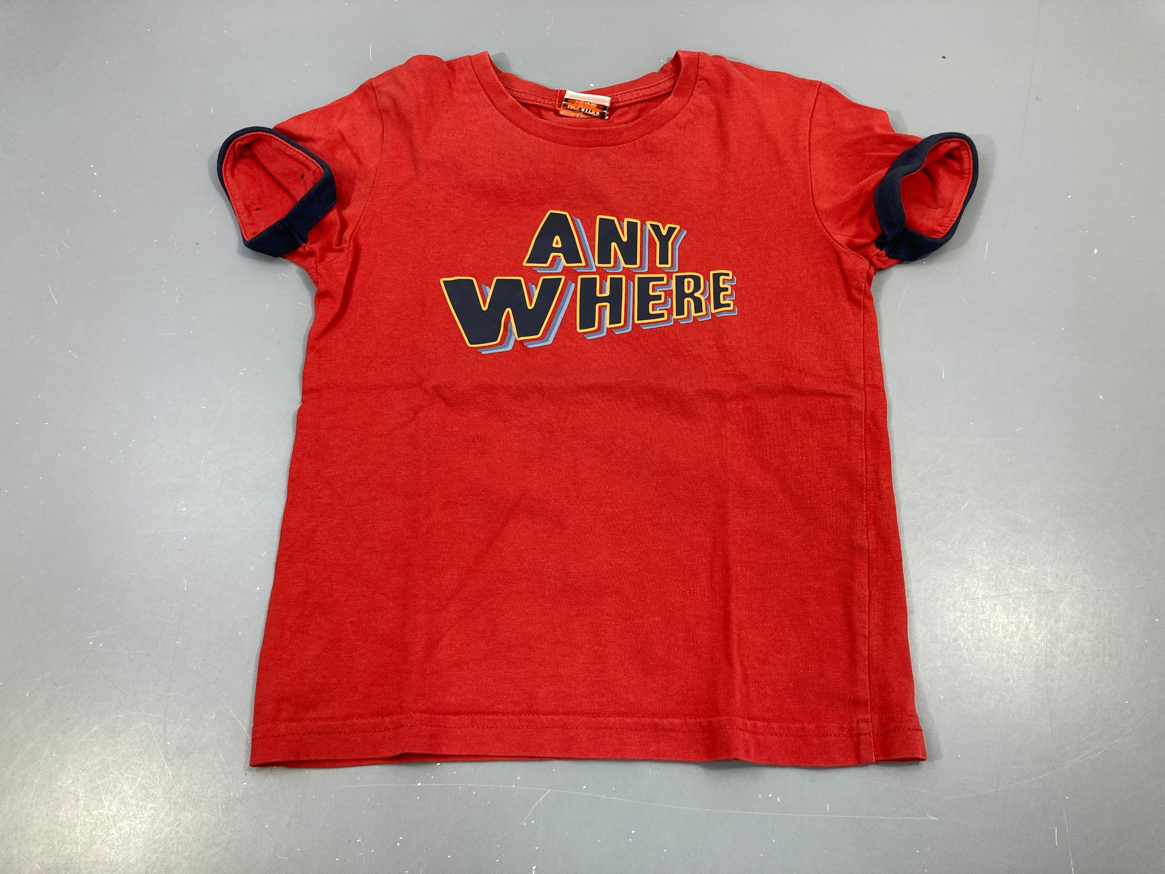T-shirt m.c orange Any