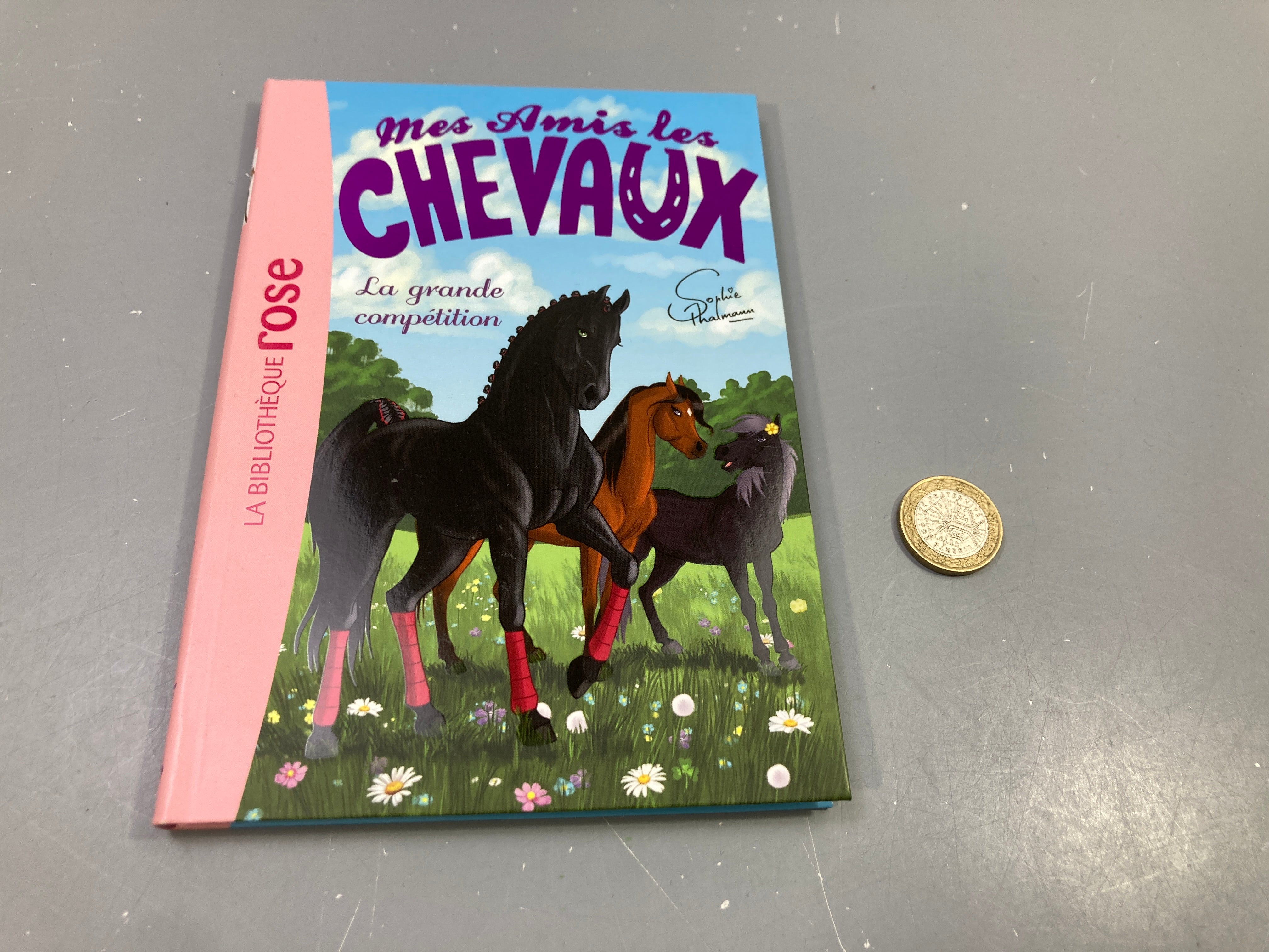 Livre Mes amis les chevaux, La grande compétition, Sophie Thalmann, Bibliothèque rose