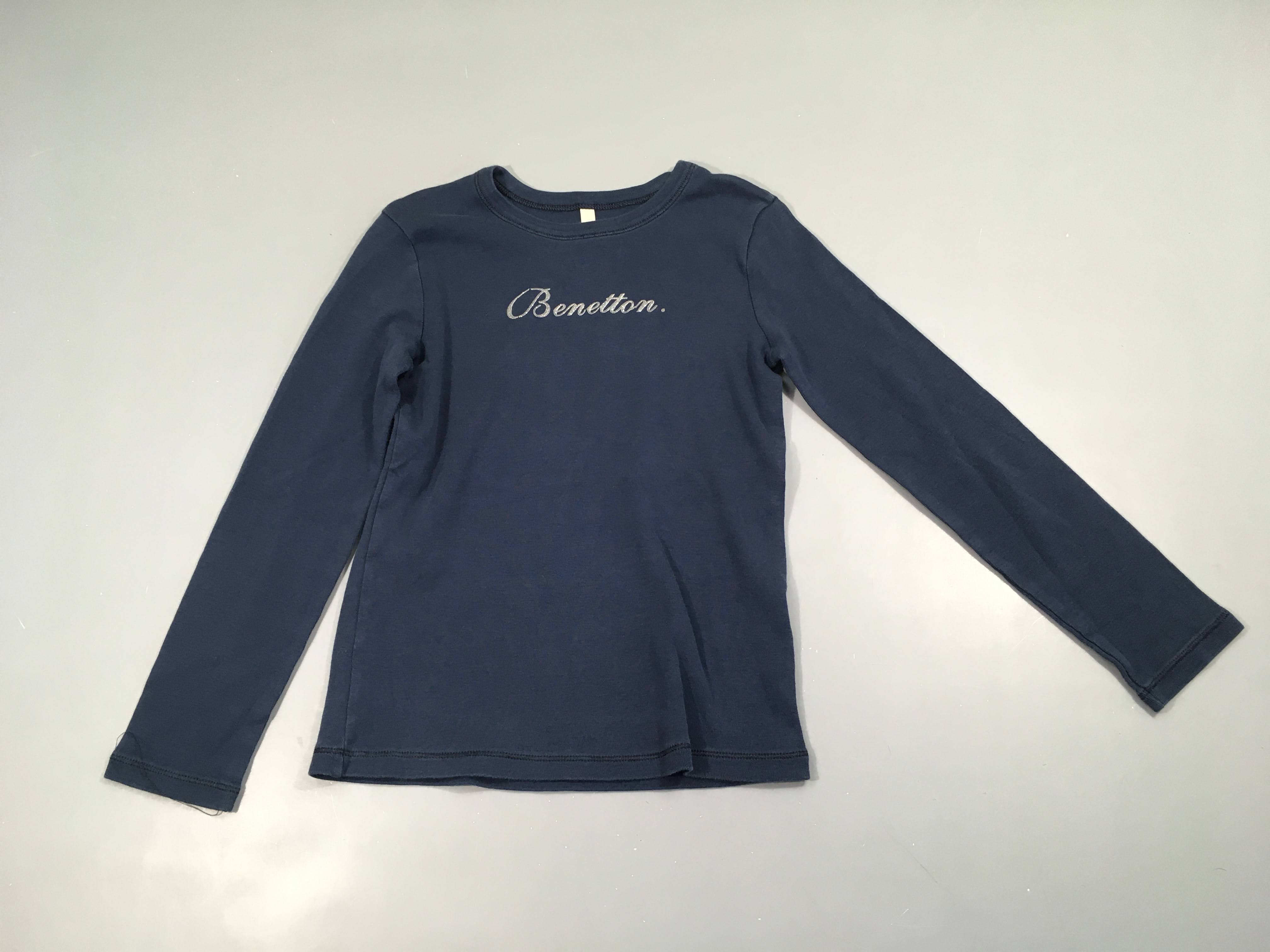 T-shirt m.l bleu foncé Benetton