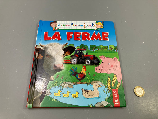 Livre Pour les enfants, La ferme, Fleurus, moins cher chez Petit Kiwi