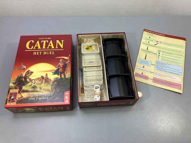 Jeu de cartes Catan Het Duel (NL), 2 joueurs, 10+, Klaus Teuber, 999 Games, moins cher chez Petit Kiwi