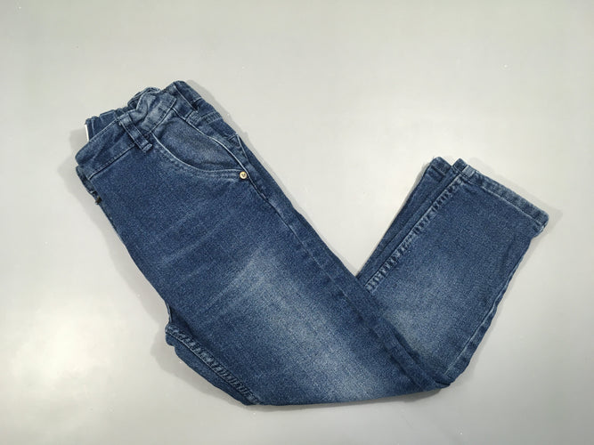 Jeans effet délavé genoux, moins cher chez Petit Kiwi