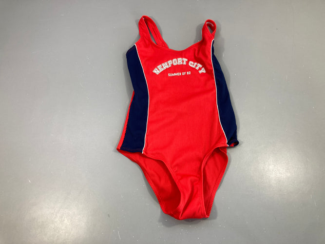 Maillot côtelé rouge-bleu New Port City, moins cher chez Petit Kiwi