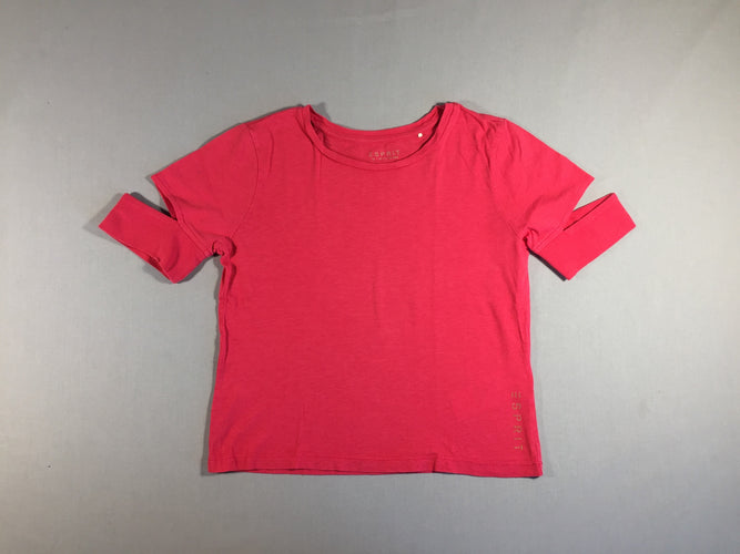 T-shirt m.c  rose foncé manches ouvertes, moins cher chez Petit Kiwi
